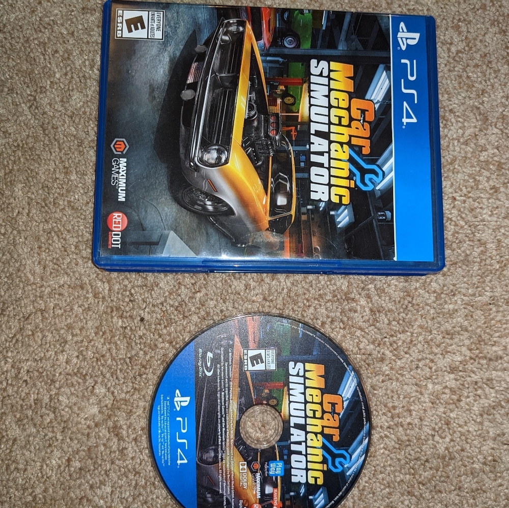 PS4 car mechanic simulator